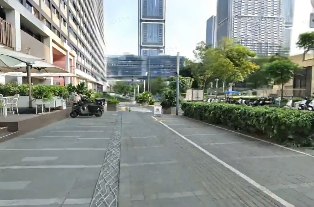 城市街区的照片级三维重建(3DGS),还原大场景交通环境。
