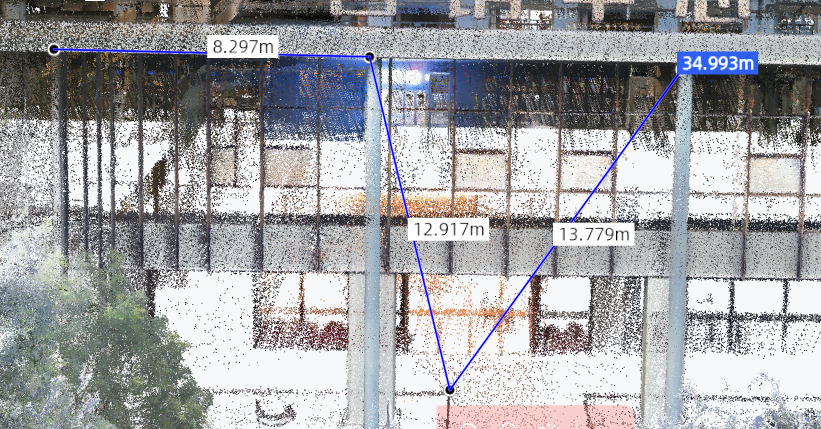 Polyline measurement