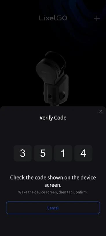 Add a device, step 3