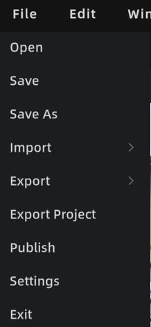 File Menu