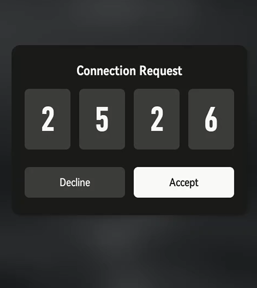 Connection request