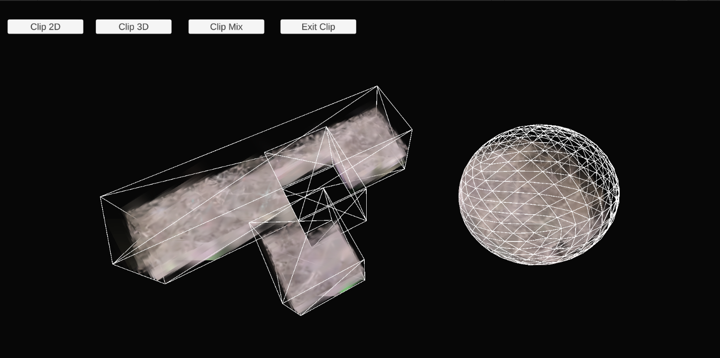 3D 几何体+反选裁剪效果