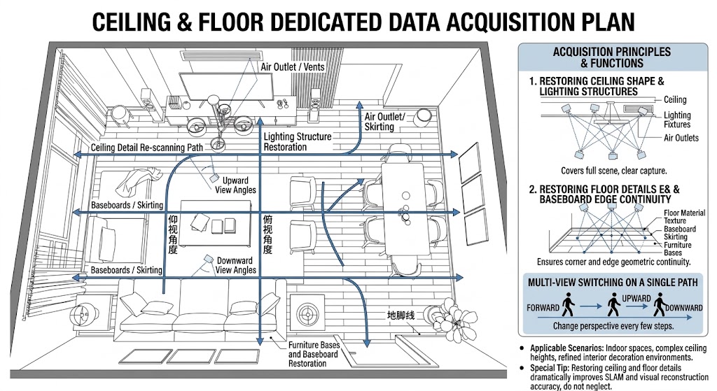 Ceiling and Floor Focus
