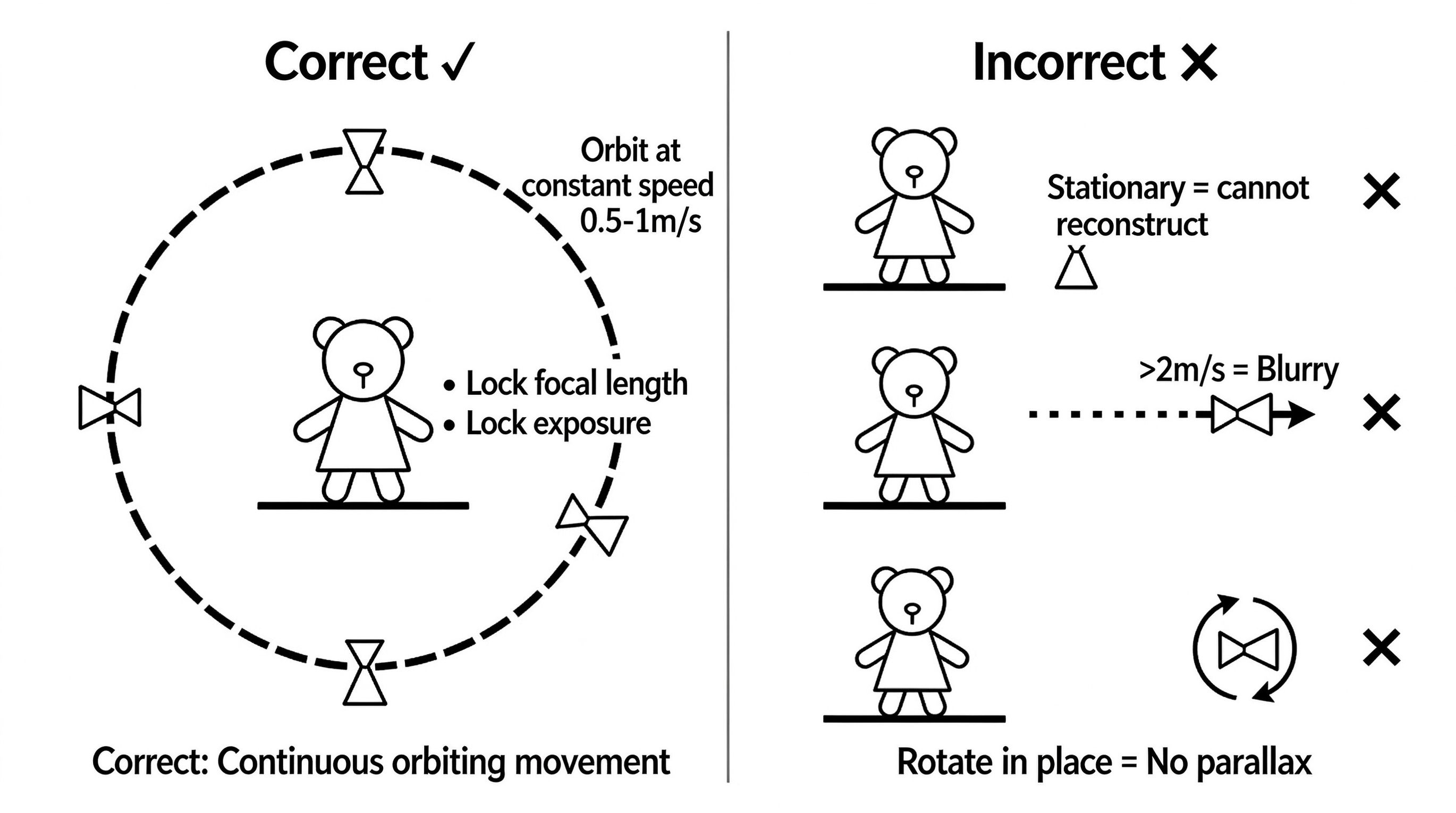 Video Reconstruction Shooting Technique